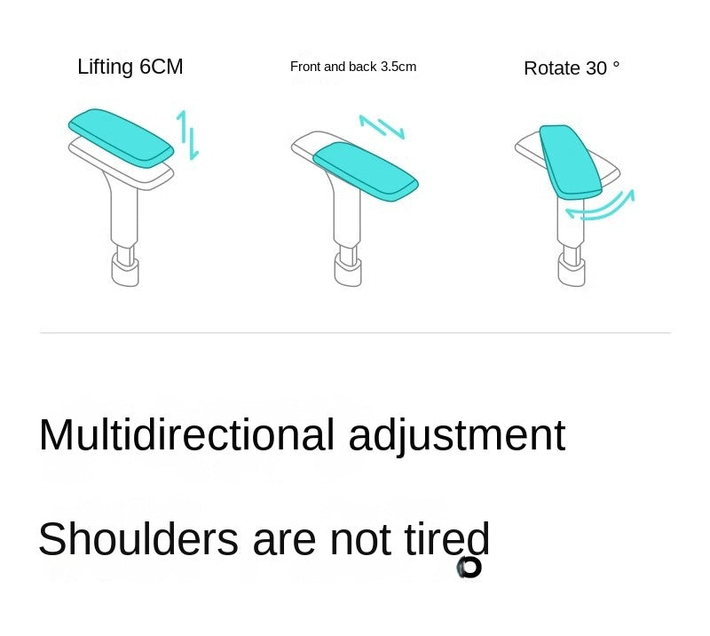 UVR Office Chair Ergonomic Design Armchair Recliner Chair Sedentary Comfort Breathable Mesh Staff Chair Game Athletics Chair