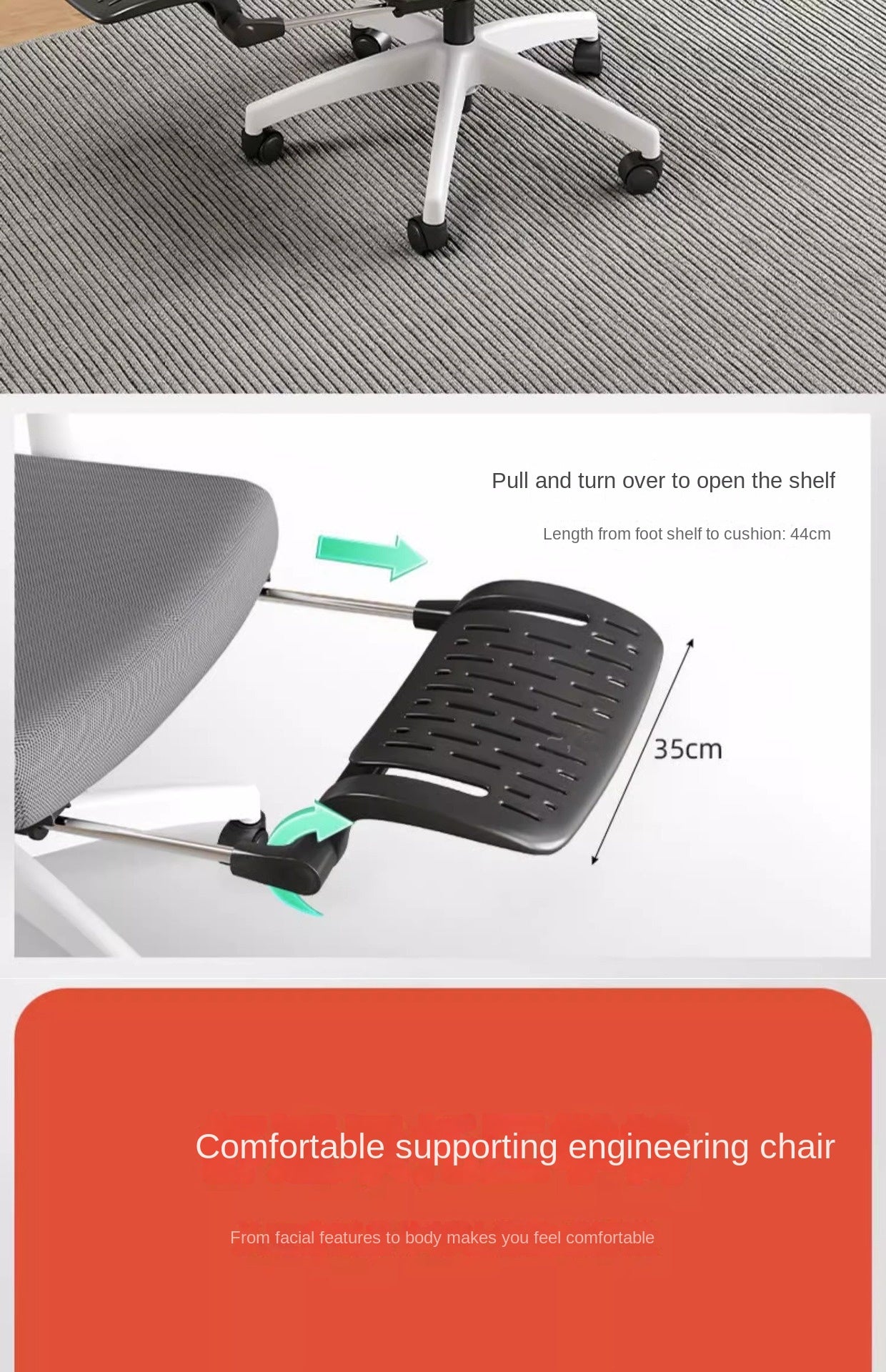 UVR Gaming Computer Chair Sitting Comfort Reclining Boss Chair Breathable Mesh Staff Chair Ergonomic Design Office Chair
