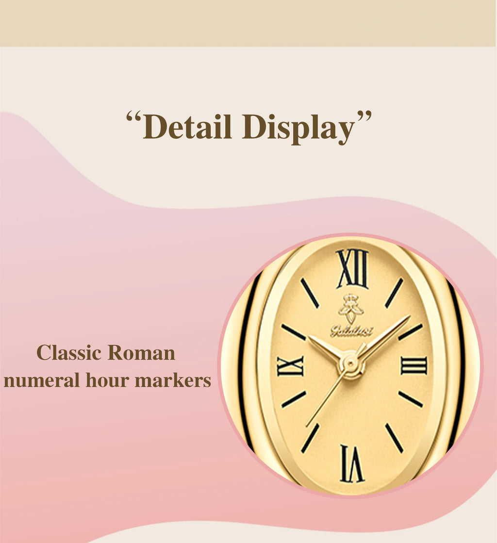 YaLaLuSi Brand Luxury Quartz Water-Resistant Wristwatch with Minimalist Design, Comes with Gift Box—Perfect Gift for Women Reloj