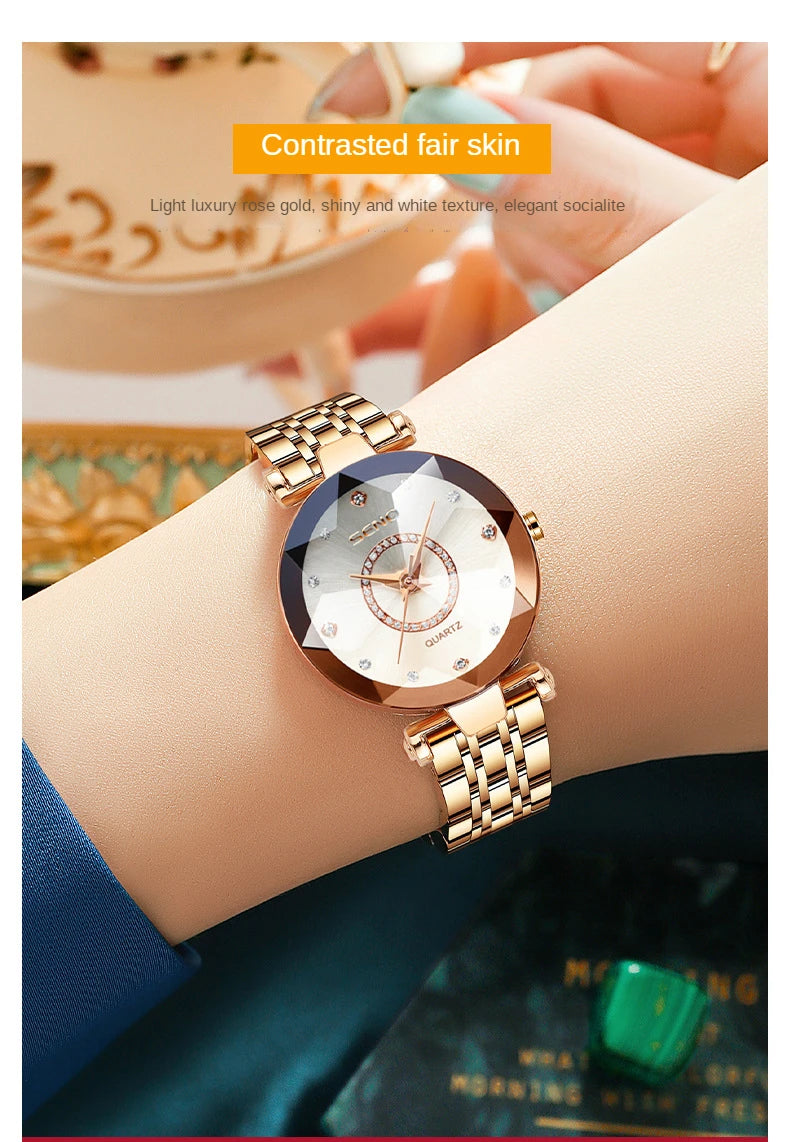 Luxury Brand Fashion Women Watches For Ladies Quartz Relogio Feminino Female Montre Reloj Mujer Zegarek Damski Dropshipping