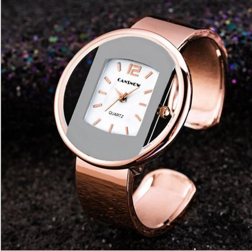 New Ladies Watch Bangle Bracelet Relojes Fashion Casual Design Women WristWatch Female Quartz Watch Time Clock Relogio Feminino