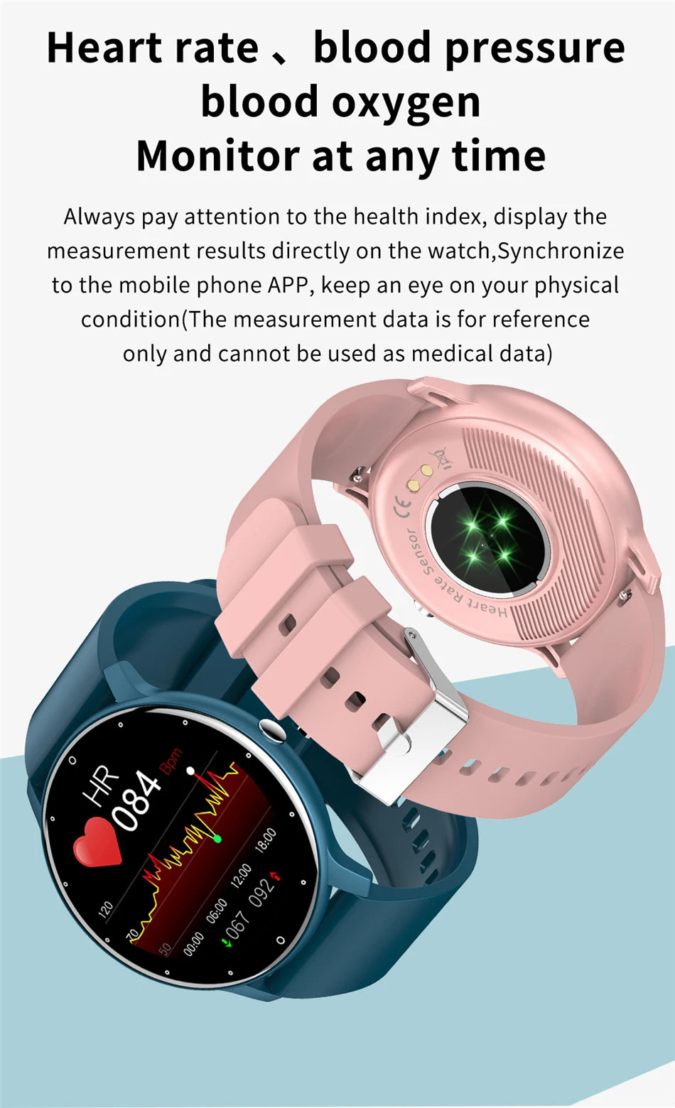 2025 Smartwatch Full Touch Screen Watches Sport Fitness Tracker IP68 Waterproof BT Call Smart Watch for Man Woman Android Phones