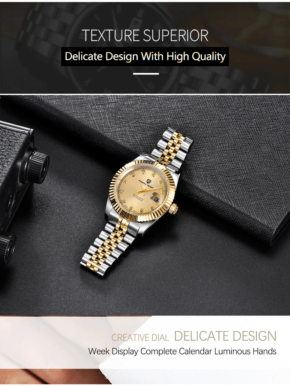 2026 PAGANI DESIGN New Men Mechanical Watches Luxurious Business Automatic Watch 100M Waterproof Stainless Steel Watch for Men