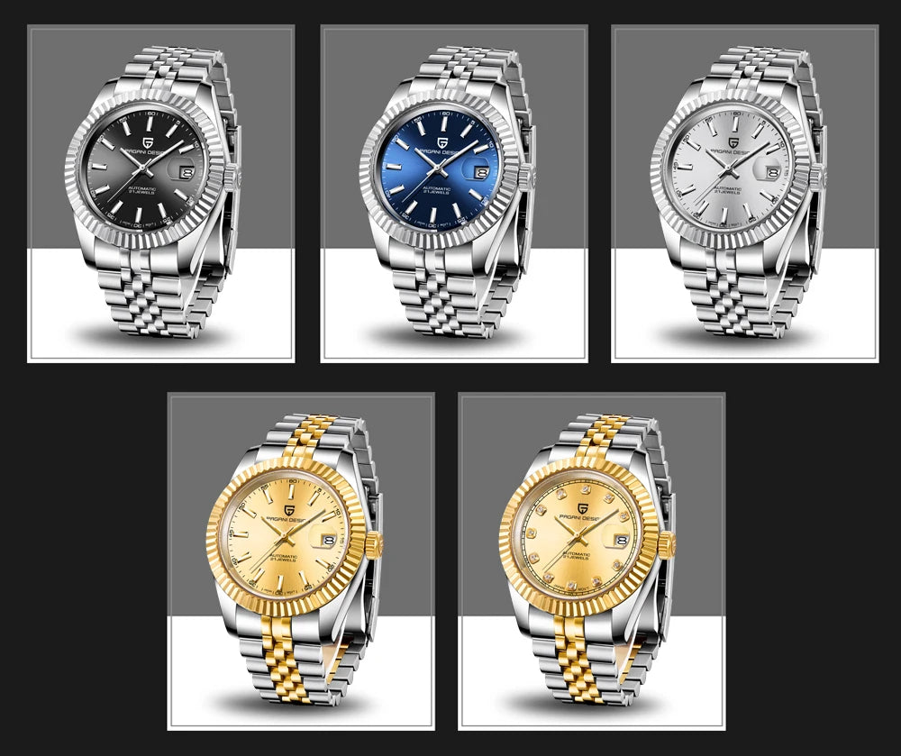 2026 PAGANI DESIGN New Men Mechanical Watches Luxurious Business Automatic Watch 100M Waterproof Stainless Steel Watch for Men
