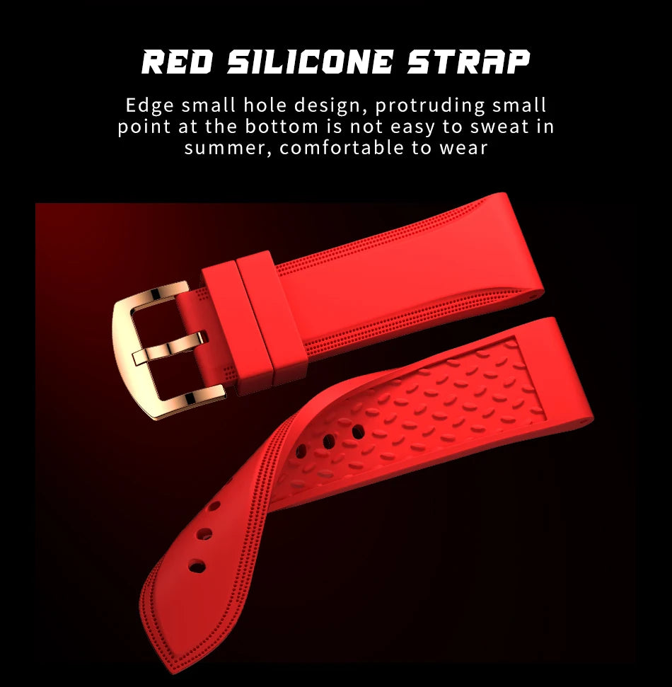 2025 New LIGE Men Watches Top Brand Luxury Hollow Square Sport Watch For Men Fashion Silicone Strap Waterproof Quartz WristWatch
