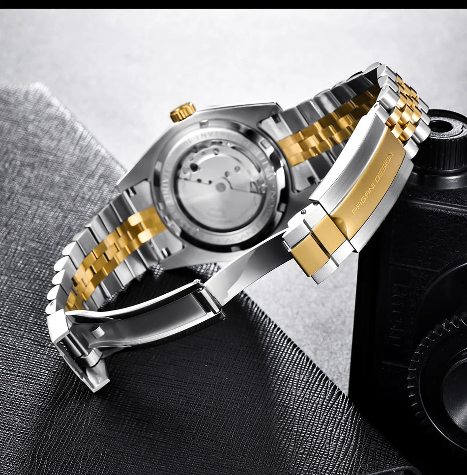 2026 PAGANI DESIGN New Men Mechanical Watches Luxurious Business Automatic Watch 100M Waterproof Stainless Steel Watch for Men
