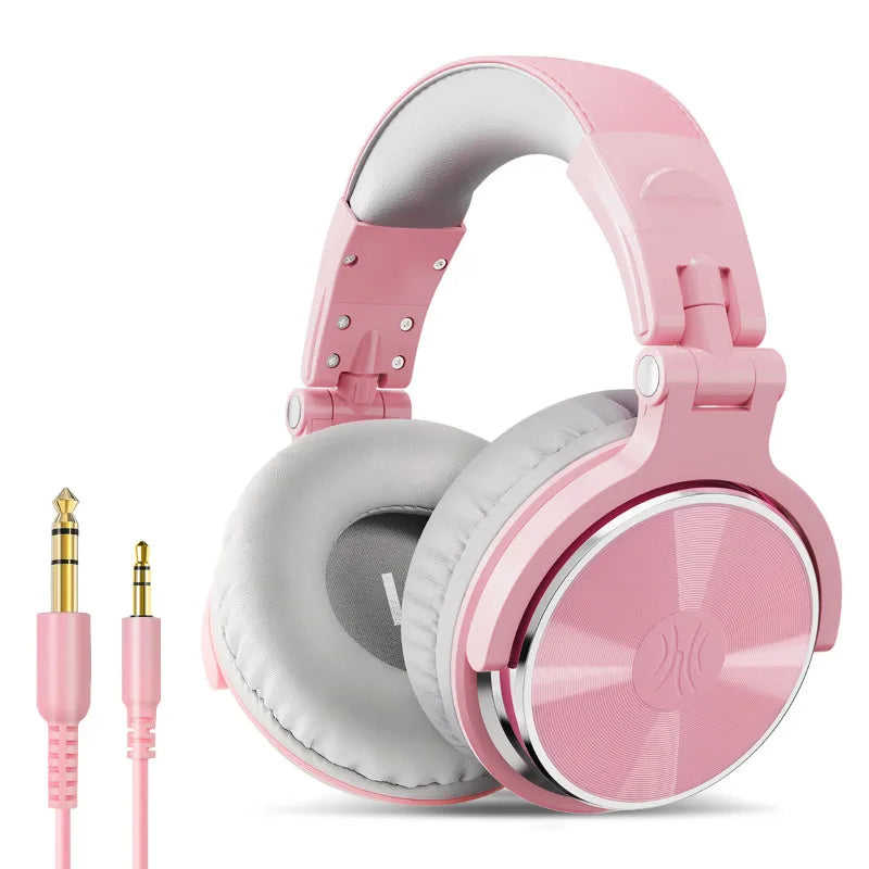 Oneodio Wired HiFi Headphones Professional Studio DJ Headphones With Mic Over Ear Hi-Res Headset Monitoring For AMP Guitar Phone