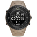 SMAEL 1237 Men's Analog Digital Dual Display Sport Watch - 50M Waterproof LED Alarm Stopwatch Chronograph Shock Resistant