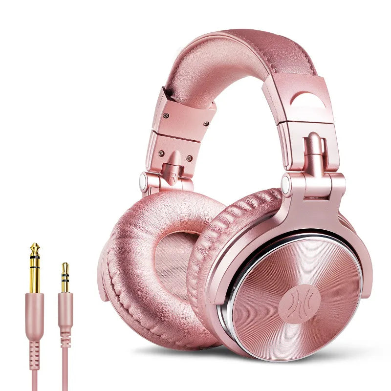 Oneodio Wired HiFi Headphones Professional Studio DJ Headphones With Mic Over Ear Hi-Res Headset Monitoring For AMP Guitar Phone