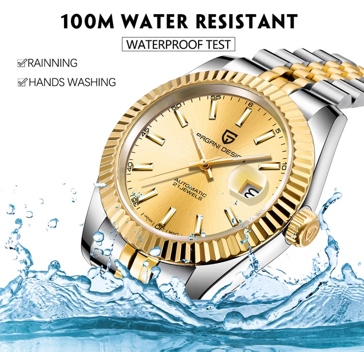 2026 PAGANI DESIGN New Men Mechanical Watches Luxurious Business Automatic Watch 100M Waterproof Stainless Steel Watch for Men