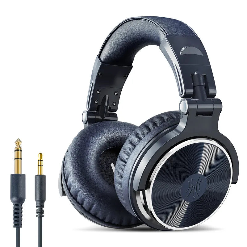 Oneodio Wired HiFi Headphones Professional Studio DJ Headphones With Mic Over Ear Hi-Res Headset Monitoring For AMP Guitar Phone