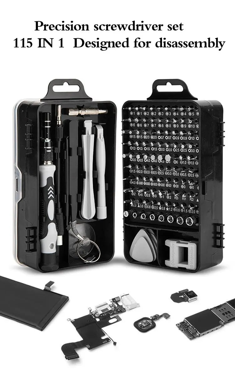 Precision Screwdriver Set For Phone Repair Kit Magnetic Bits Magnet Mini Screwdriver For Glasses Iphone Watch Screwdriver Set