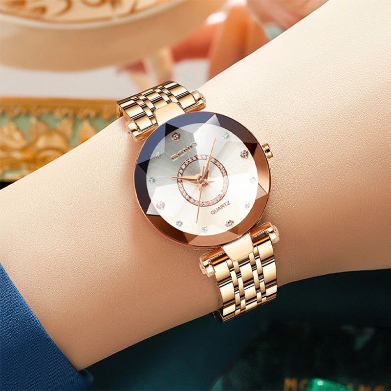 Luxury Brand Fashion Women Watches For Ladies Quartz Relogio Feminino Female Montre Reloj Mujer Zegarek Damski Dropshipping