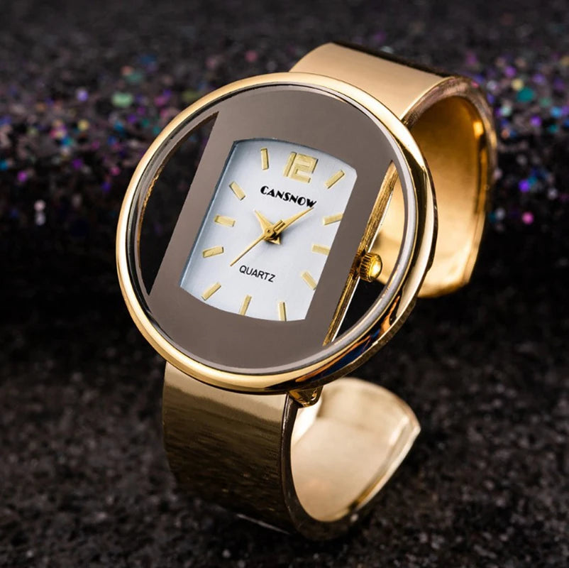 New Ladies Watch Bangle Bracelet Relojes Fashion Casual Design Women WristWatch Female Quartz Watch Time Clock Relogio Feminino