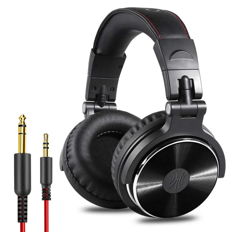 Oneodio Wired HiFi Headphones Professional Studio DJ Headphones With Mic Over Ear Hi-Res Headset Monitoring For AMP Guitar Phone
