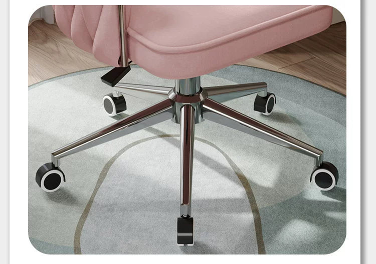 UVRLiving Room Chair Home Bedroom Girls Dresser Makeup Chair Computer Office Chair  Light Luxury Lift Swivel Backrest Chair