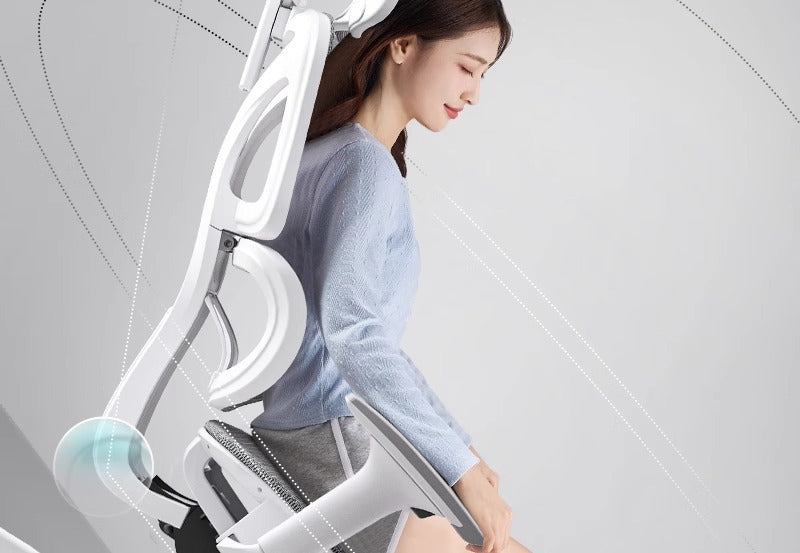 UVR Office Chair Ergonomic Design Armchair Recliner Chair Sedentary Comfort Breathable Mesh Staff Chair Game Athletics Chair