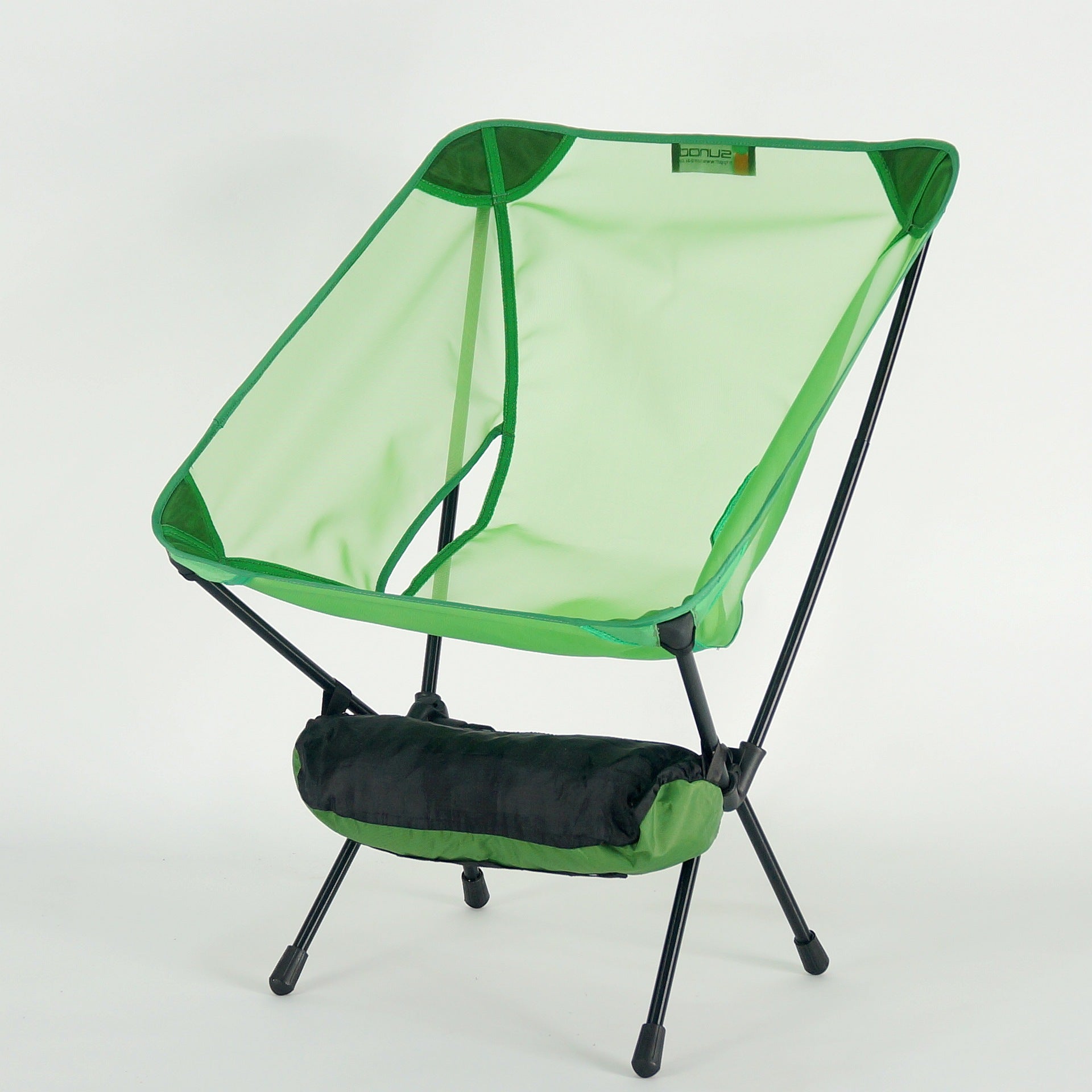 Portable Folding Moon Chair With Storage Bag Travel Beach Camping Picnic Fishing Seat For Backyard Garden Outdoor BBQ Hiking