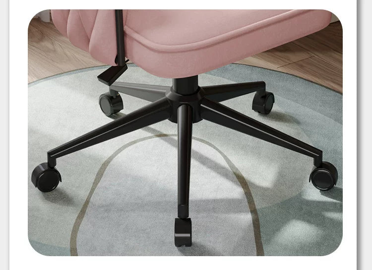 UVRLiving Room Chair Home Bedroom Girls Dresser Makeup Chair Computer Office Chair  Light Luxury Lift Swivel Backrest Chair
