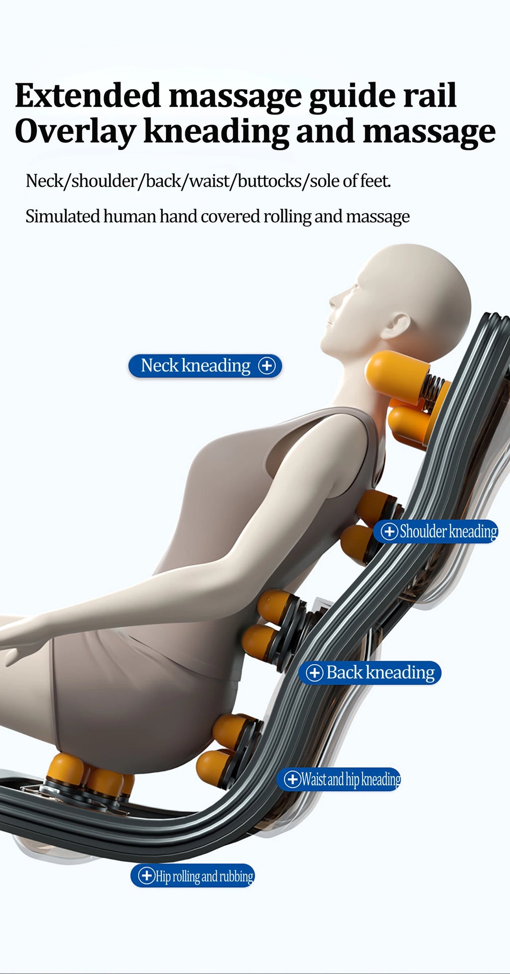 Electric Smart massage chair zero gravity with Voice Control Foot Airbag Massage for Full Body Relief for Family Use 3D Shiatsu