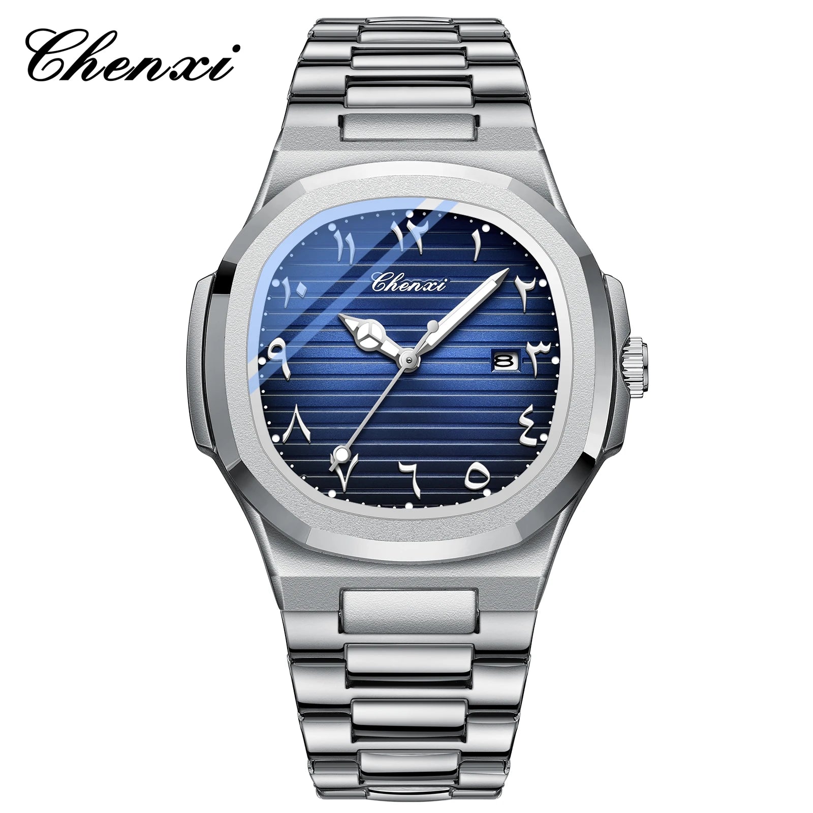 Eastern Arabic Numerals Dial Man Watch Fashion Original Date Quartz Watches For Men Classic Business Waterproof Men's Wristwatch