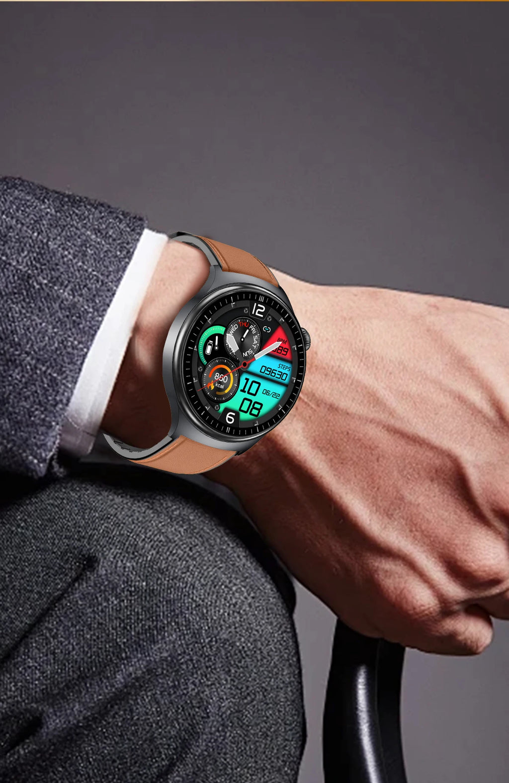 2026 New Accurate Diagnosis ECG Smart Watch Body Fat Blood oxygen BP Health Sport HD AMOLED Screen call Smart watch Men women
