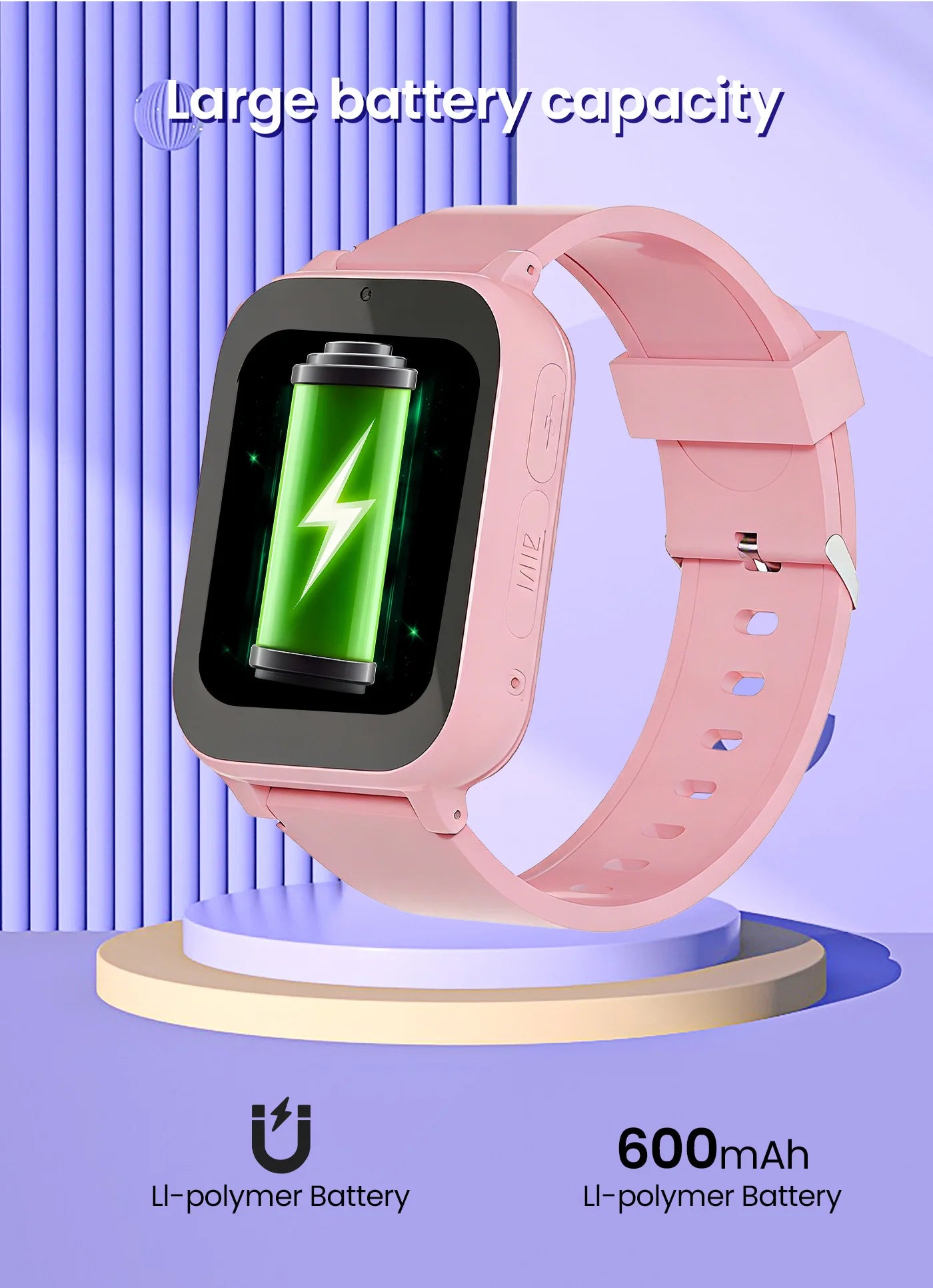 Smart Baby Watch for Children with 4G GPS Tracker Anti-Lost Body Temperature Monitor Video Call Features - Y30