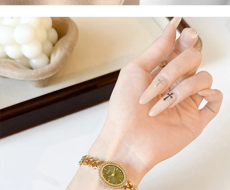 GEDI Ladies Watches Luxury Vintage Women Quartz Watch Waterproof Elegant Niche Wristwatches Fashion Watches Gifts