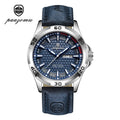 PAAZOMU Luxury Sports Men Watch Luminous Waterproof Chronograph Date Man Wristwatch Leather Quartz Business Men's Watches Reloj