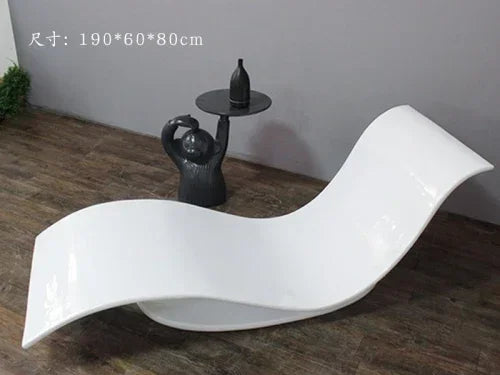 Leisure Beach Chair Hotel Swimming Pool Recliner Special-Shaped Rubber Clothing Water-Soaking Chair Courtyard Sun-Proof Chair
