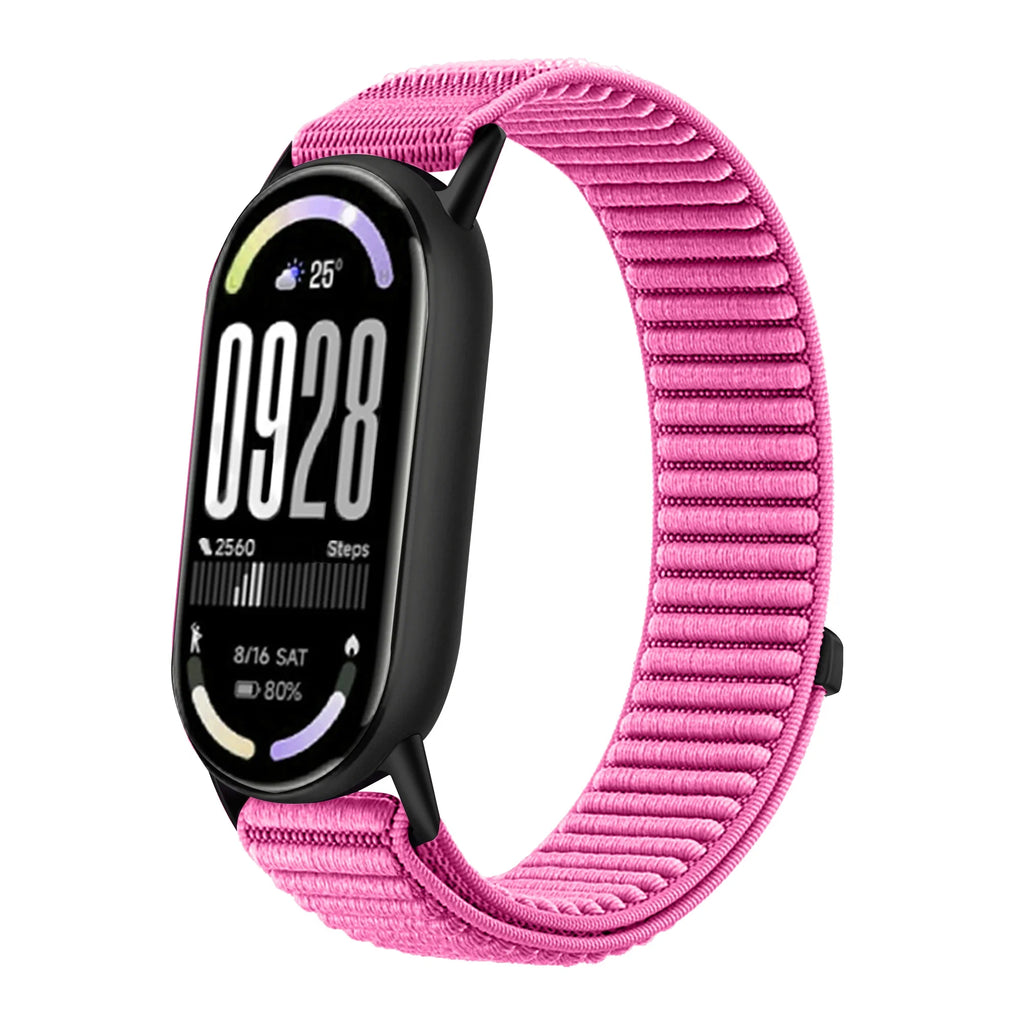 Nylon Breathable Strap for Xiaomi Mi Band 10 9 8 Sports Bracelet Replacement Wristband for Xiaomi Mi Band 10 Watchband Accessory