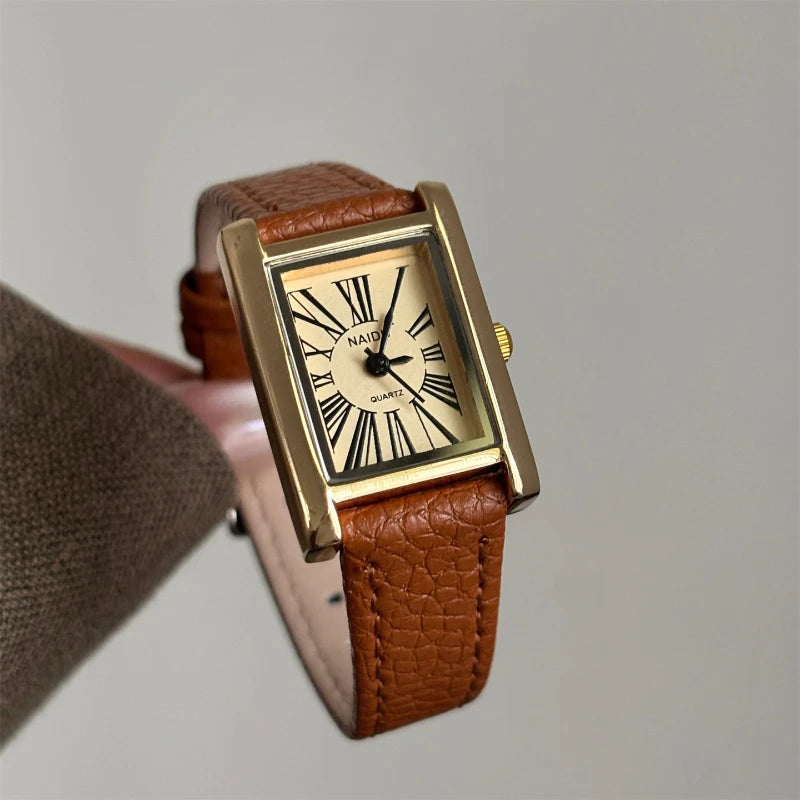 Hot Sale Women Square Dial Quartz Watch Minimalist Steel Strap Wristwatch Para Mujer Ladies Gifts Dropshipping Relógio Feminino