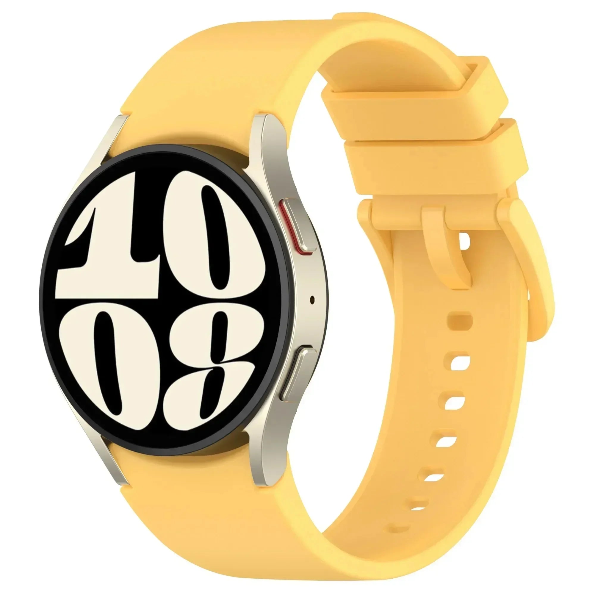 New Official Silicone Strap For Samsung Galaxy Watch 6 4 Classic 47mm 46mm 43/42mm Watchband Galaxy Watch 7 6 5 4 40mm 44mm Belt