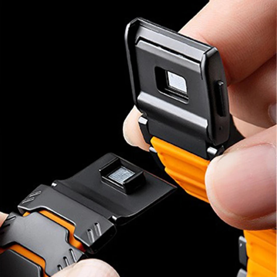 Titanium Silicone Magnetic Band for Garmin Watch Fenix 8 7X Pro 6X Enduro 3 Strap For Garmin Tactix 7Pro Instinct 2X 26mm Bands