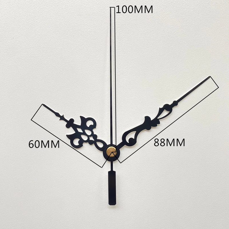 Mute DIY Wall Clock Movement Mechanism with Clock Hands Silent Kit Battery Operated Watch Repair Parts Replacement Set