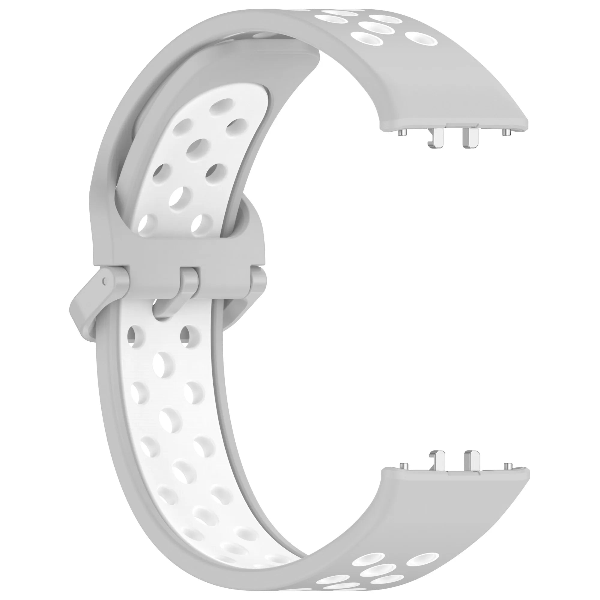 Silicone Strap For Samsung Galaxy Fit 3 Band Bracelet Two-tone Watchband Correa For Samsung Galaxy Fit 3 Replaceable Wristband