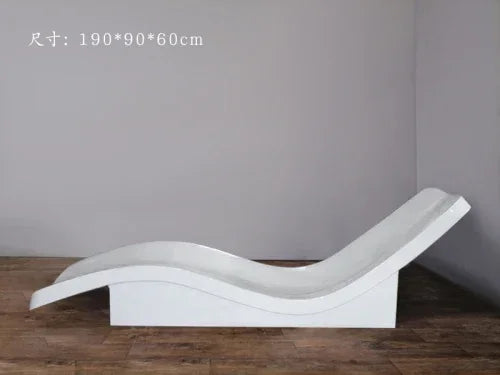 Leisure Beach Chair Hotel Swimming Pool Recliner Special-Shaped Rubber Clothing Water-Soaking Chair Courtyard Sun-Proof Chair