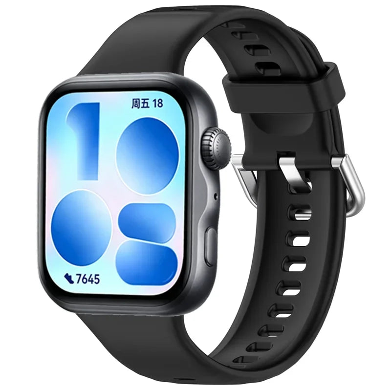 Official Silicone Strap for Huawei Watch 5-4 Pro Smart Wristband for Huawei Watch Fit 5/4/3 Luxury High-end Replacement Bracelet