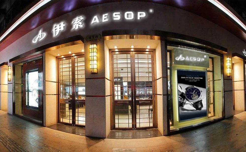 AESOP 7025 Flying Tourbillon Movement Watch Brand For Men Skeleton Mechanical Luxury Watches Wterproof Wristwatches Sapphire
