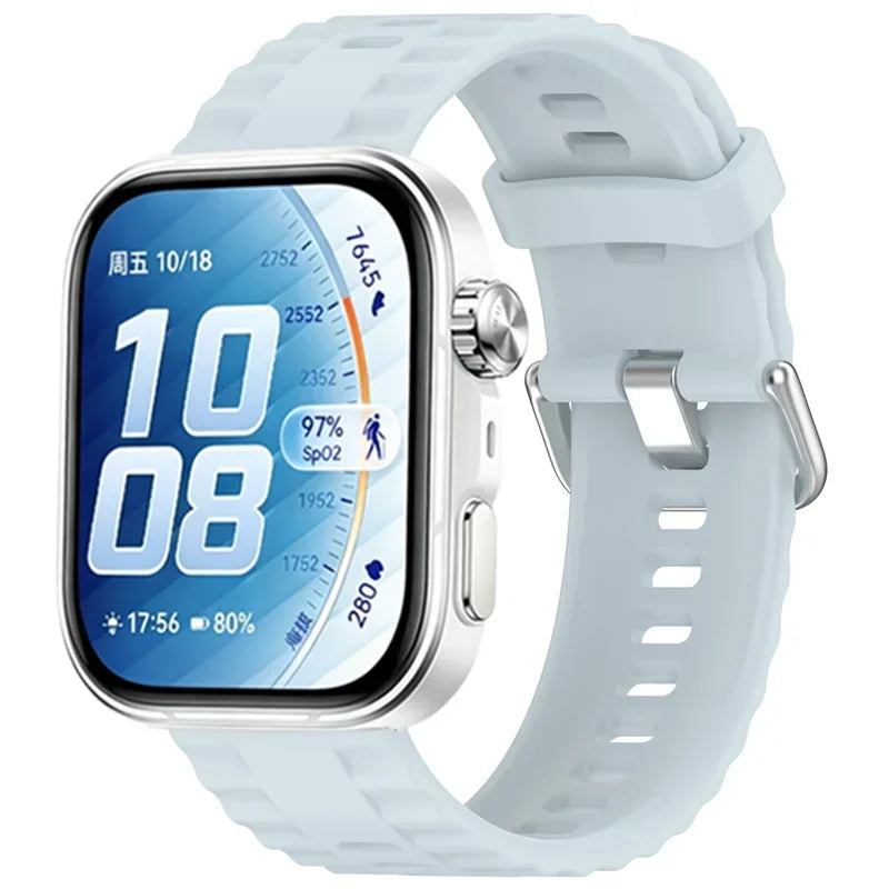 Official Silicone Strap for Huawei Watch 5-4 Pro Smart Wristband for Huawei Watch Fit 5/4/3 Luxury High-end Replacement Bracelet