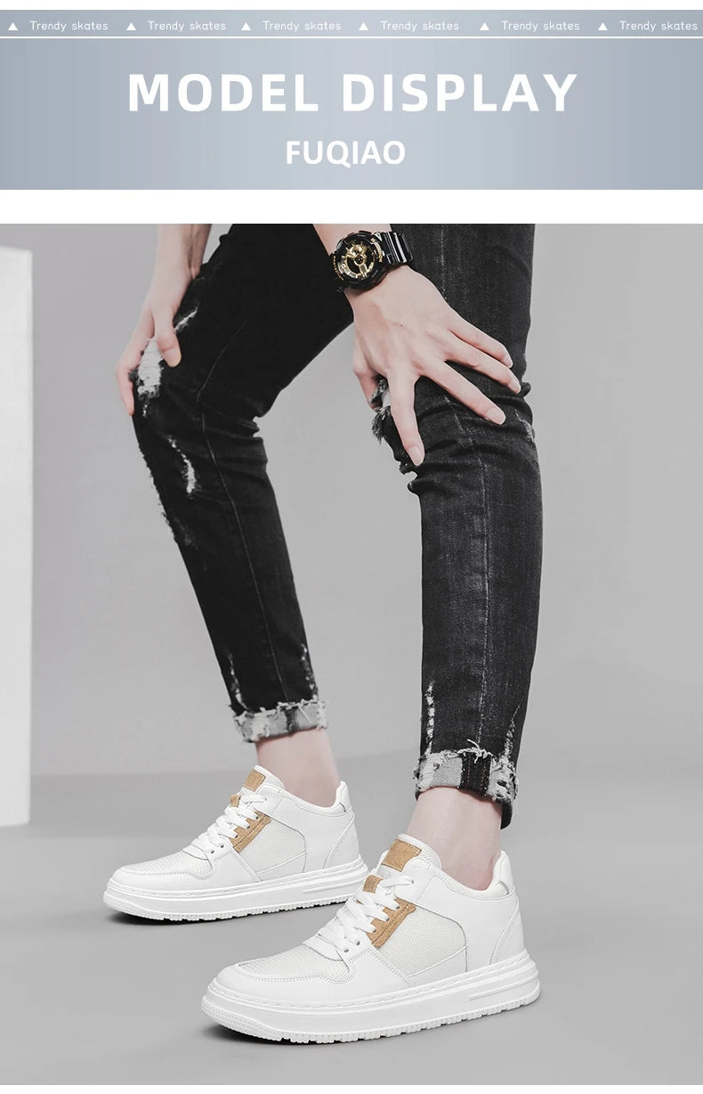 Plus Size 47 Summer Mesh Men Sneakers Elevator Shoes Chunky Increase Insole 7CM Breathable Sports Casual Height Shoes For Man
