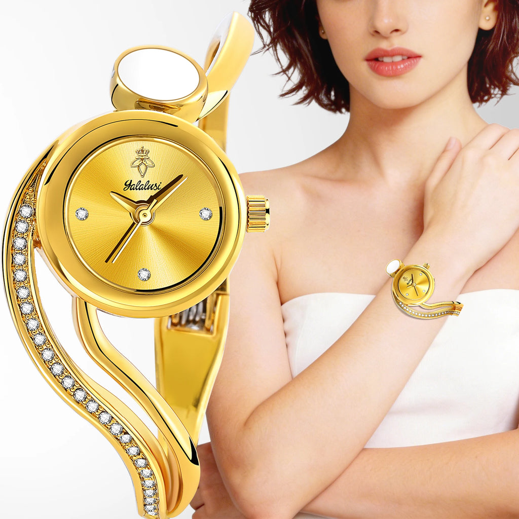 Women's Fashion Watch Brand: Light Luxury Diamond-Studded Design Quartz Watch with Waterproof Bracelet Gift reloj mujer LX1080
