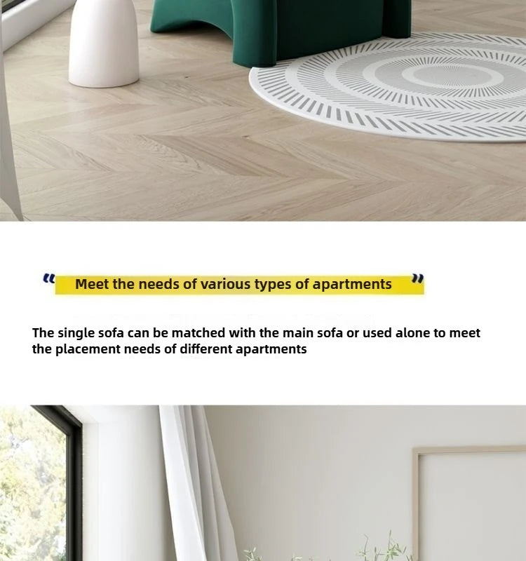 New Sofa, Living Room, Single Person, Light Luxury, High-end Reception, Small Sofa, Beauty Salon, Lazy Leisure Chair Furniture