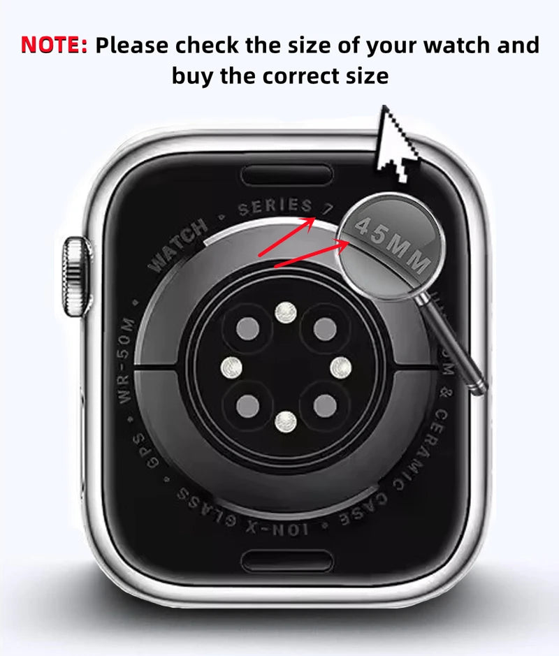 Tempered Glass+cover For Apple Watch 9 8 7 41mm 45mm 42mm 38mm PC bumper Screen Protector Case iWatch series 6 5 4 se 44mm 40mm