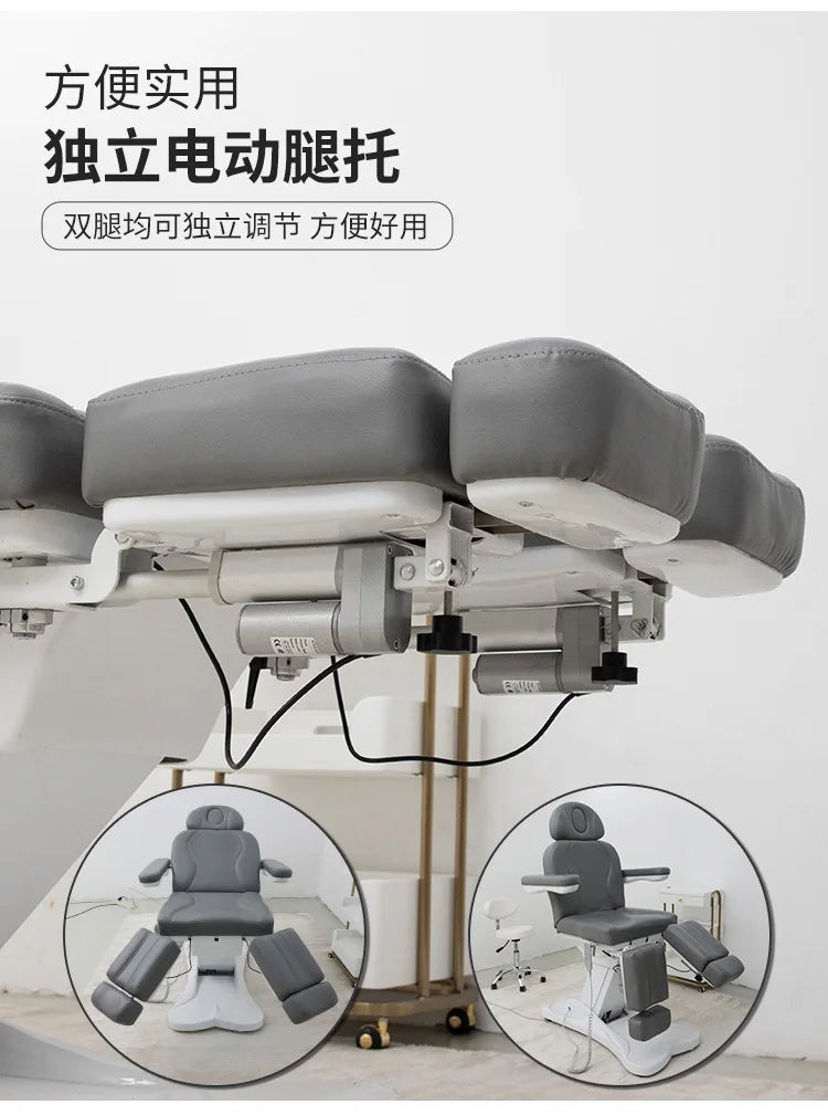 AOLIVIYA Fully Automatic Electric Lifting Rotating Heating Pedicure Chair For Body Tattoo Foot Soaking Beauty Salon Professional