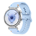 18/20/22mm Sports Wave Silicone Strap For Huawei Watch GT6-5-4 41mm 5 GT5 Pro 42mm Bracelet Wristband For Xiaomi Watch S4 41mm