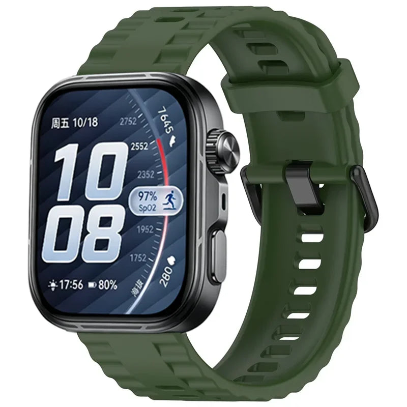 Official Silicone Strap for Huawei Watch 5-4 Pro Smart Wristband for Huawei Watch Fit 5/4/3 Luxury High-end Replacement Bracelet