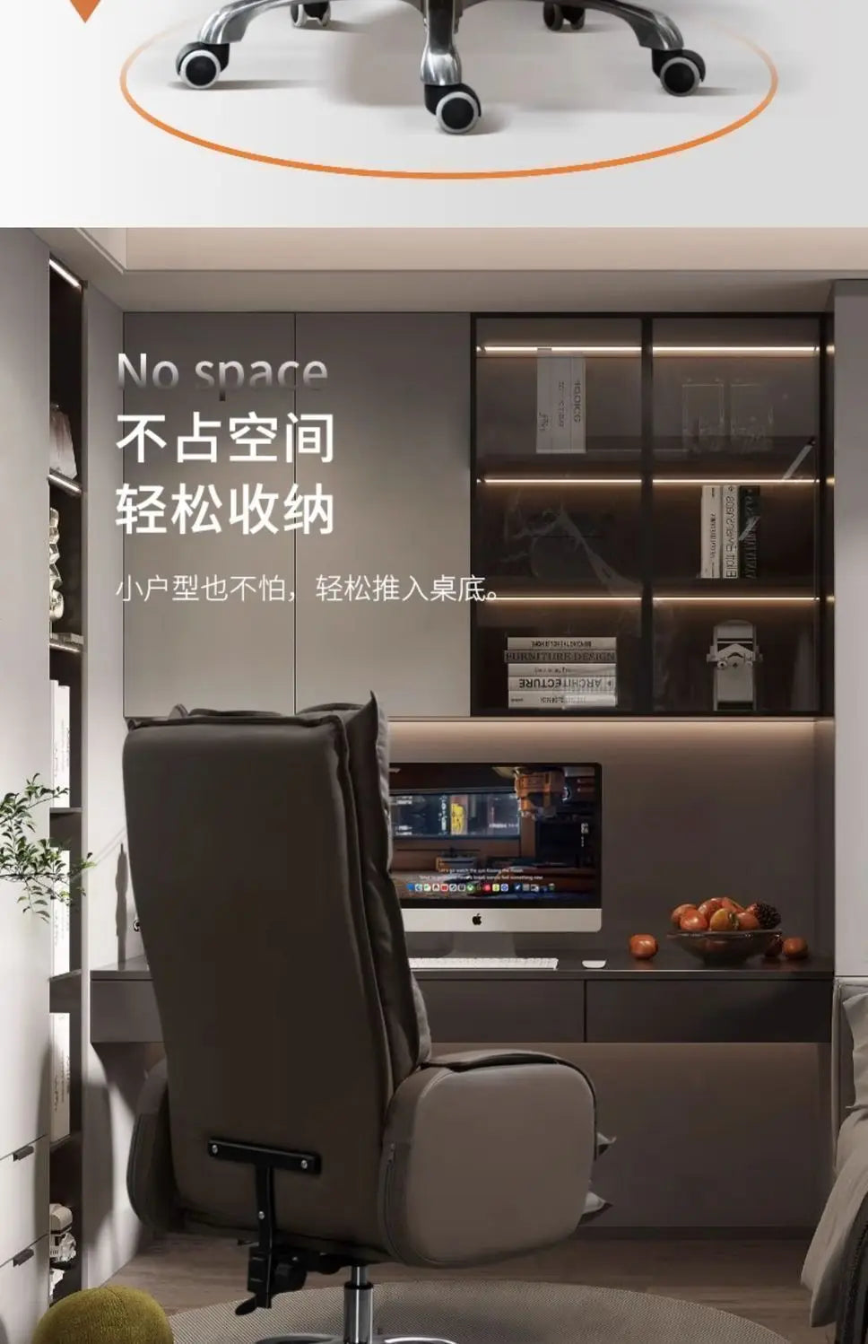 AOLIVIYA Comfortable Executive Home Office Computer Chair Long Sitting Business Study Sofa Seat A637583AOLIVIYA Comfortable Exec