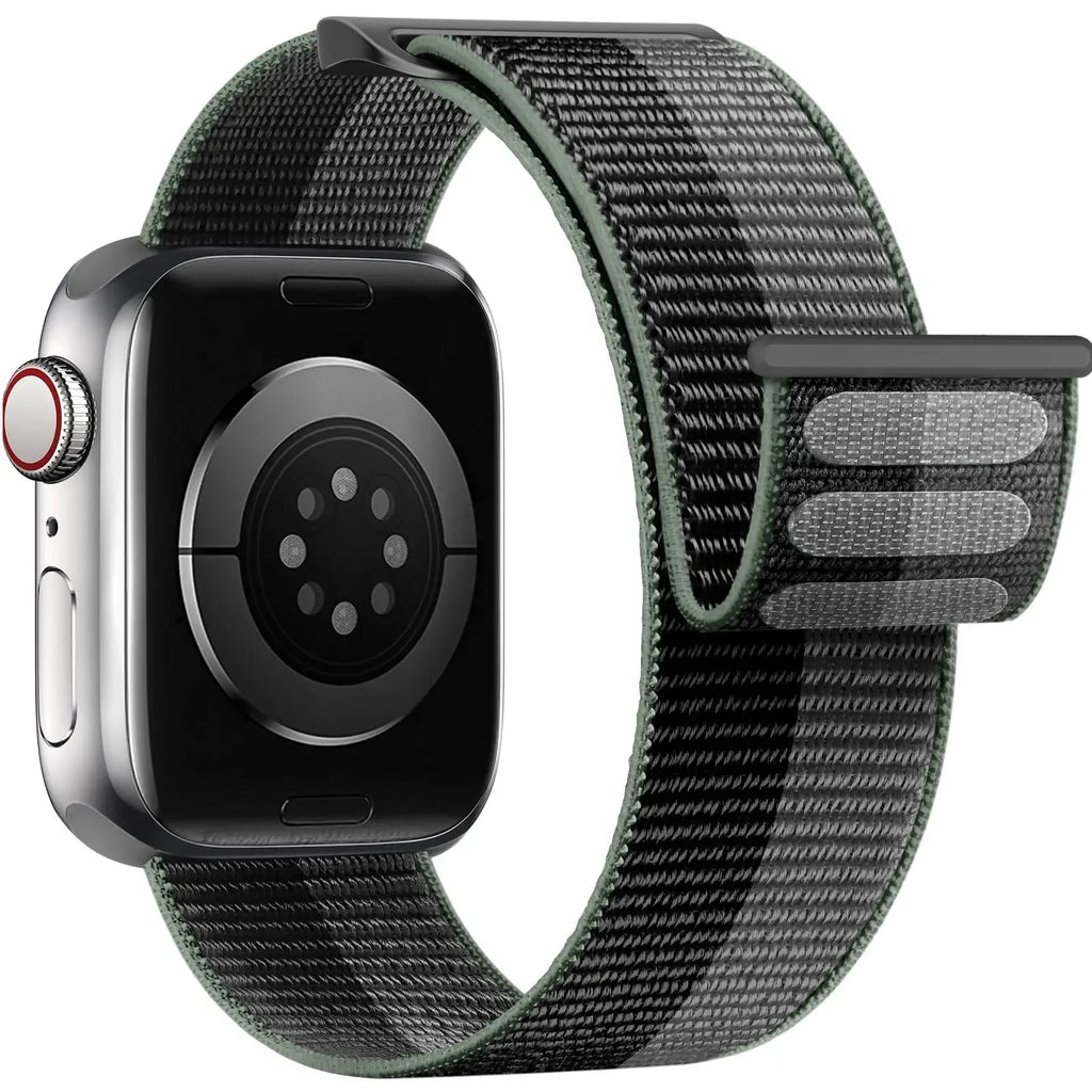 Nylon Loop Strap for Apple Watch Band 46mm 40mm 44mm 45mm 42mm 41mm 38mm Smart Belt Bracelet for IWatch Ultra 49mm 8/7/6/SE/5/4