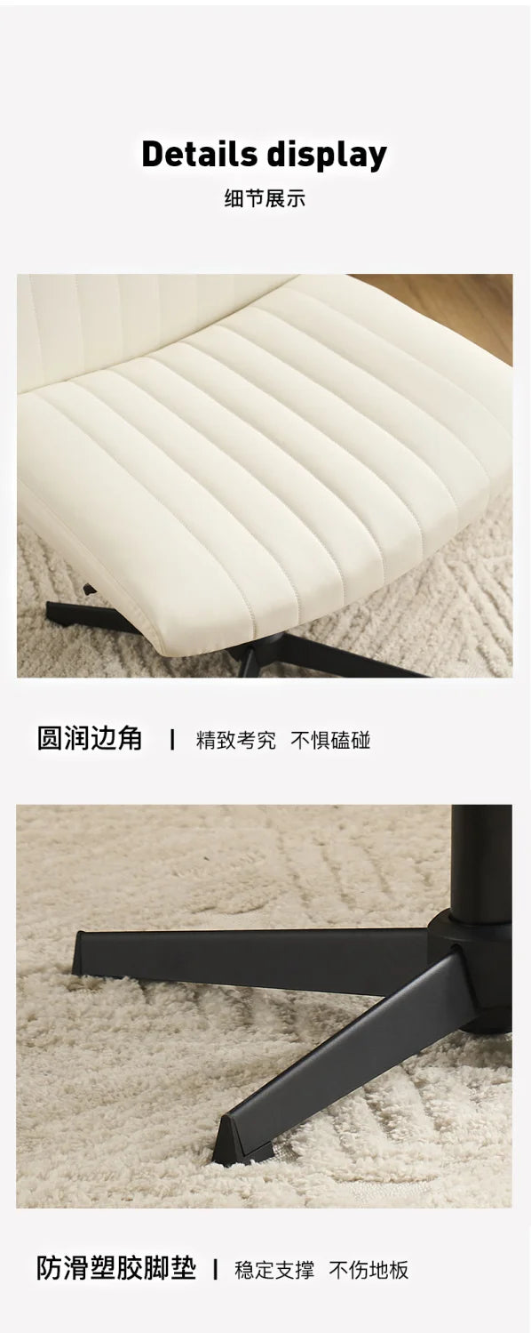 Swivel lift chair comfortable Cotton backrest sedentary home bedroom dormitory computer work office gaming chair